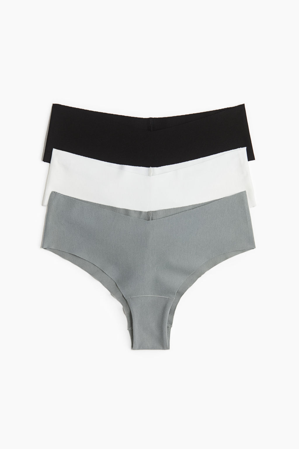 Pack 3 bragas hipster de algod?n efecto invisible - H&m фото 2
