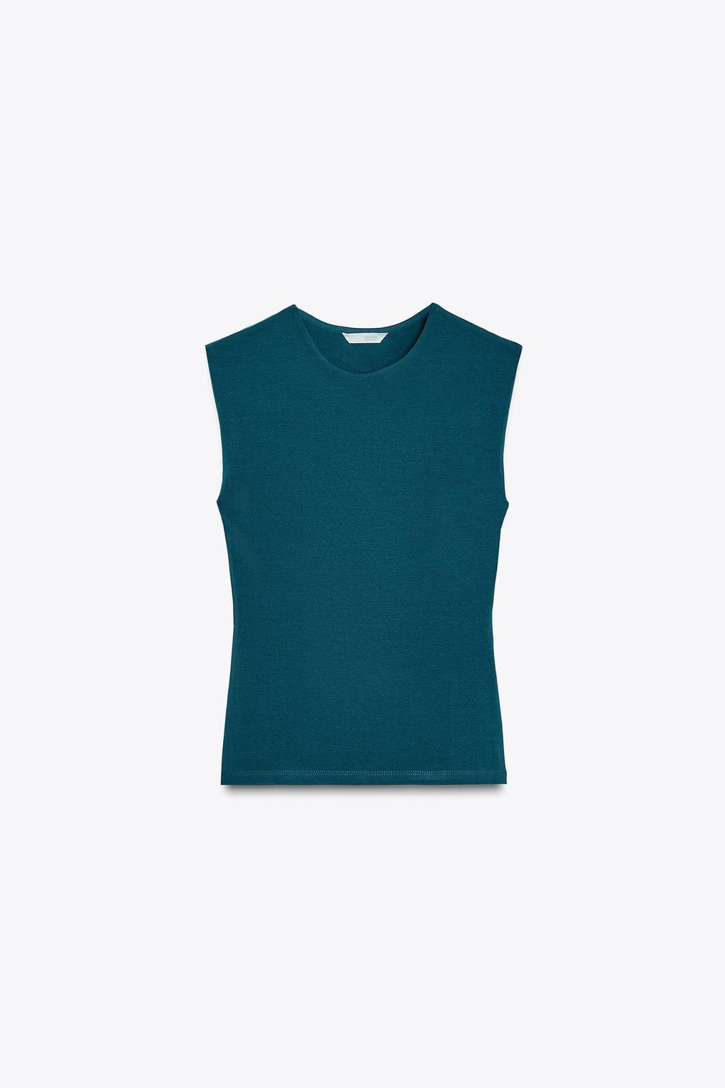 SLEEVELESS KNIT TOP - Zara фото 22