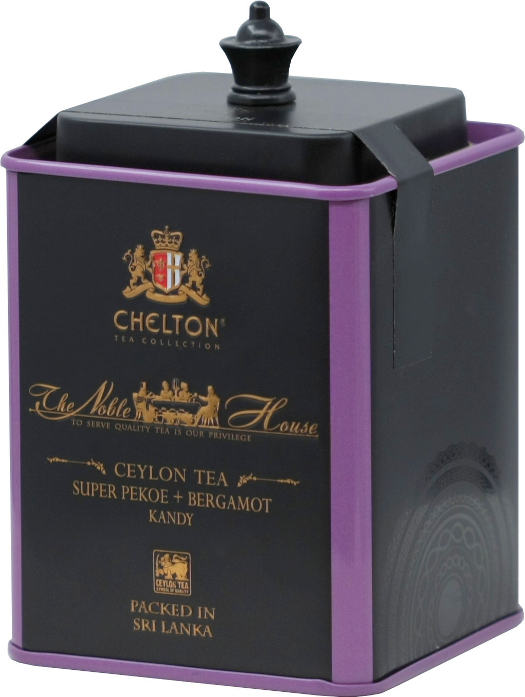 CHELTON. Благородный дом. Super Pekoe с бергамотом 60 гр. жест.банка