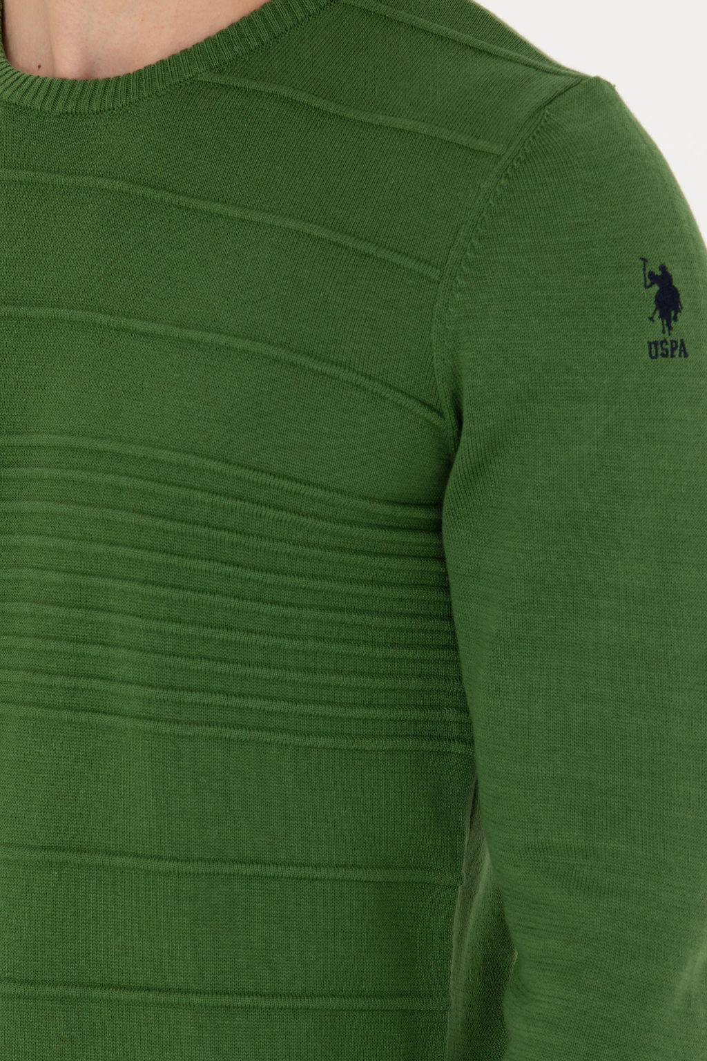 U. S. Polo Assn Мужской зеленый свитер - U.s. polo assn фото 21