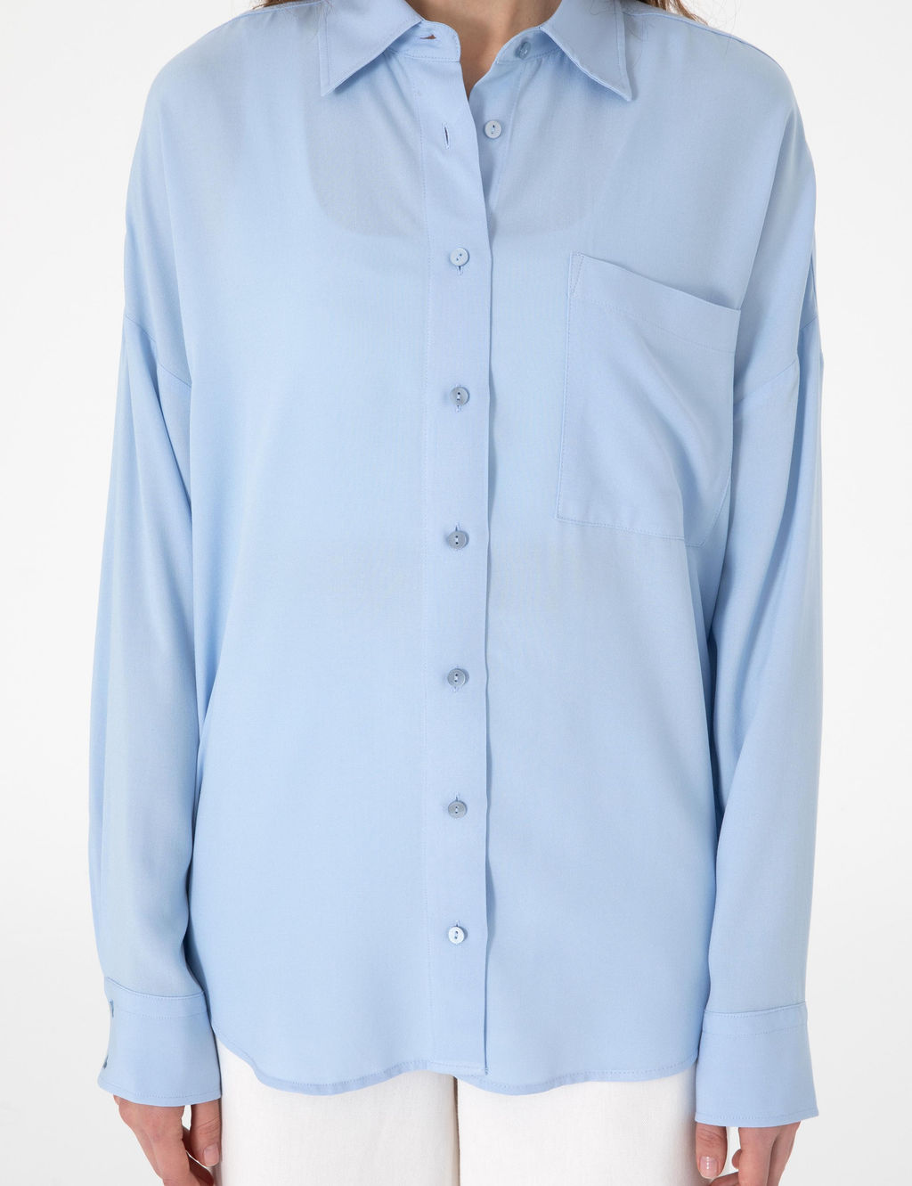 A__k Mavi Oversize Uzun Kollu G_mlek - Pierre cardin фото 6