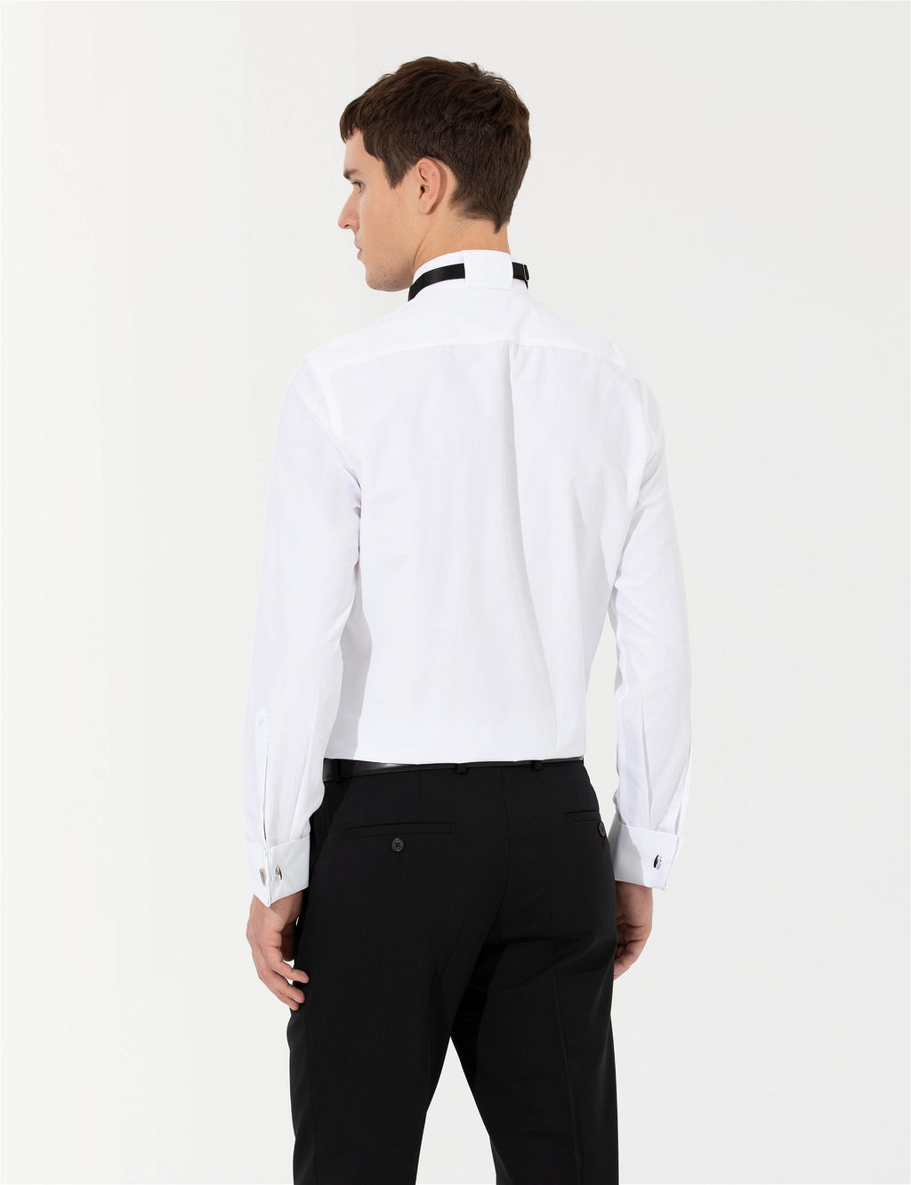 Beyaz Slim Fit Smokin G_mlek - Pierre cardin фото 5