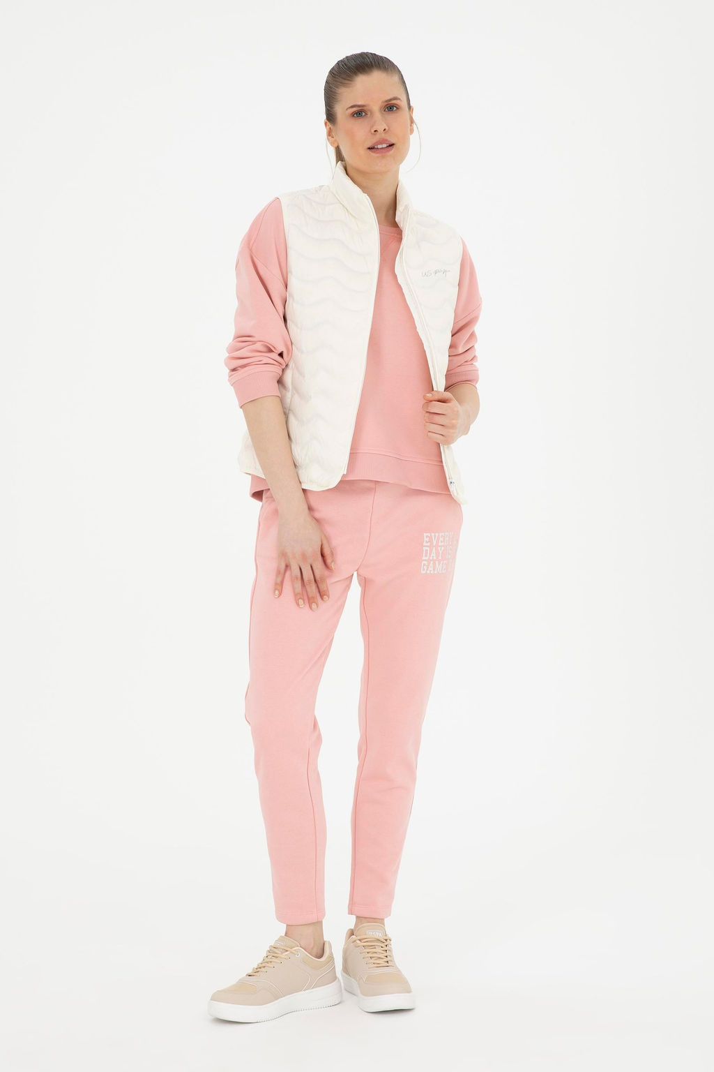Женские спортивные штаны пудрового цвета Неожиданная скидка в корзине - U.s. polo assn фото 7
