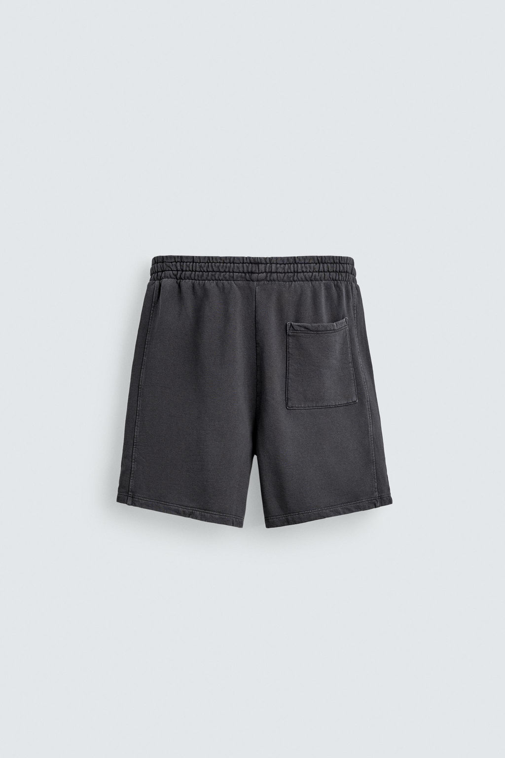 BERMUDA JOGGER B?SICA LAVADA / Antracita oscuro