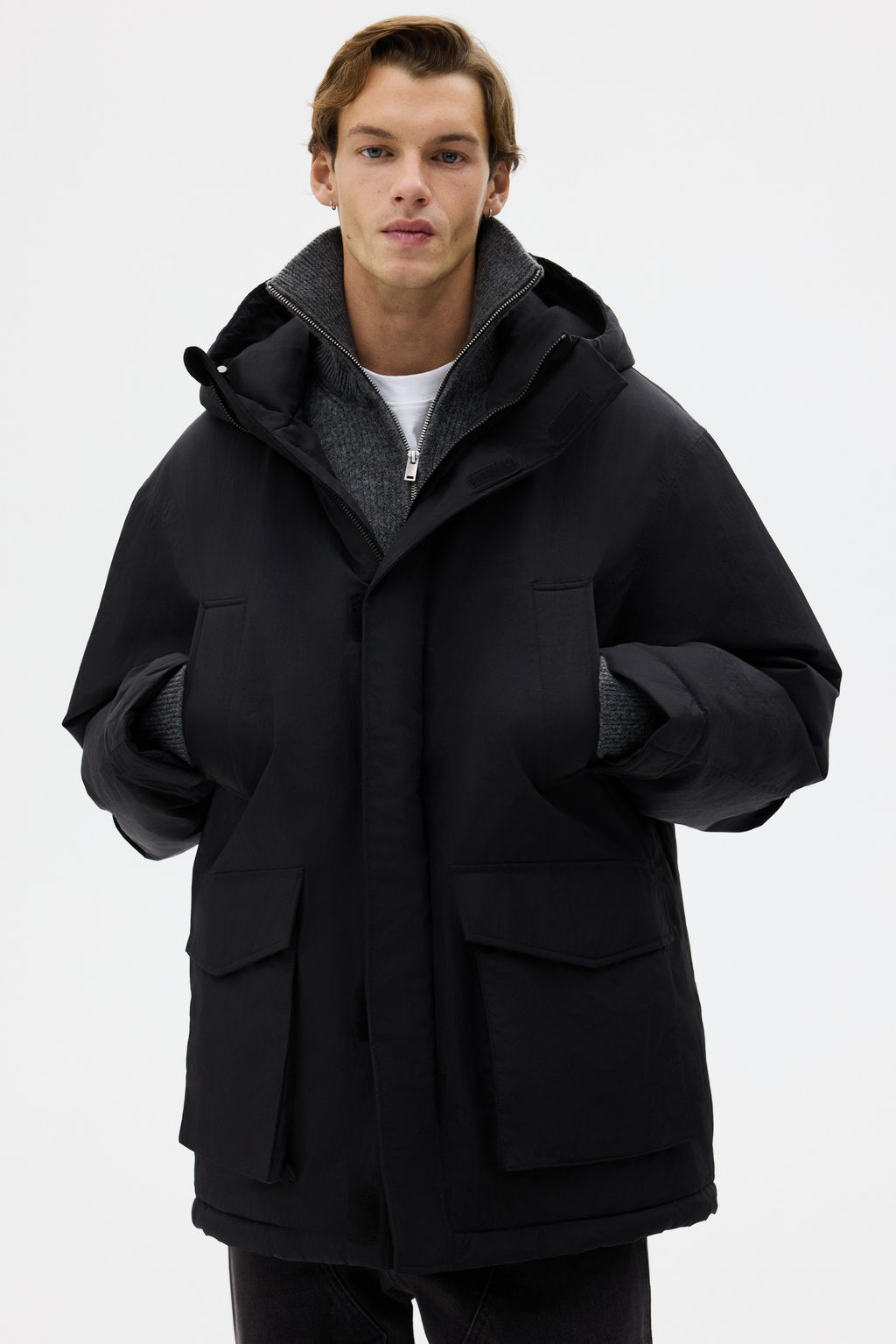 Parka acolchada repelente al agua - H&m фото 5