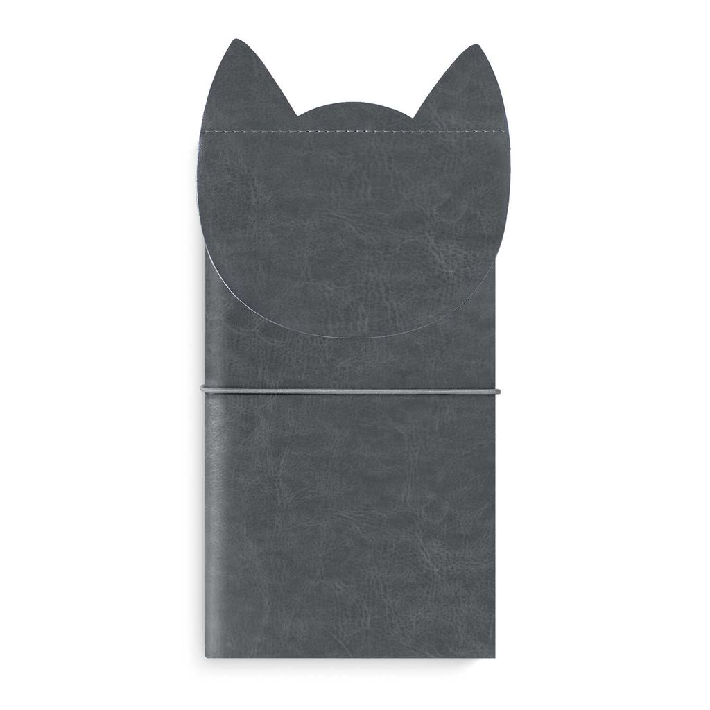 Записная книжка, 115x215 мм, арт.50210/ 15 САРИФ СЕРЫЙ КОТ