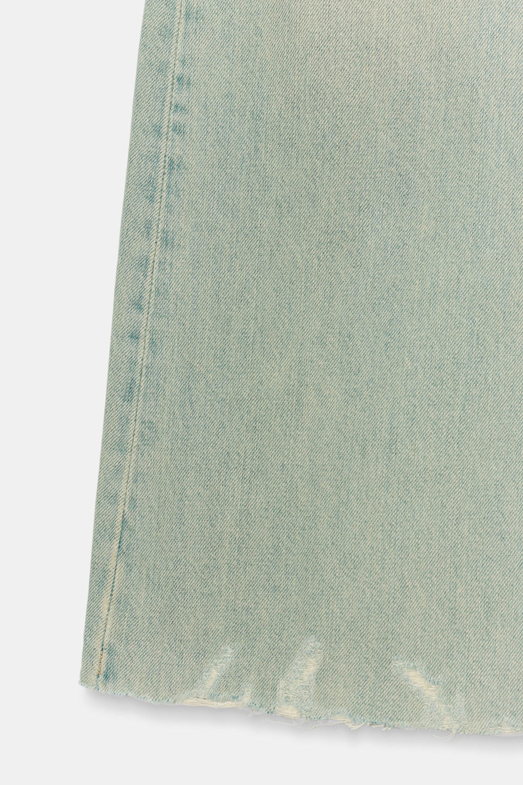 JEANS FLARE TRF TIRO MEDIO ROTOS / Azul / Verde - Zara фото 5