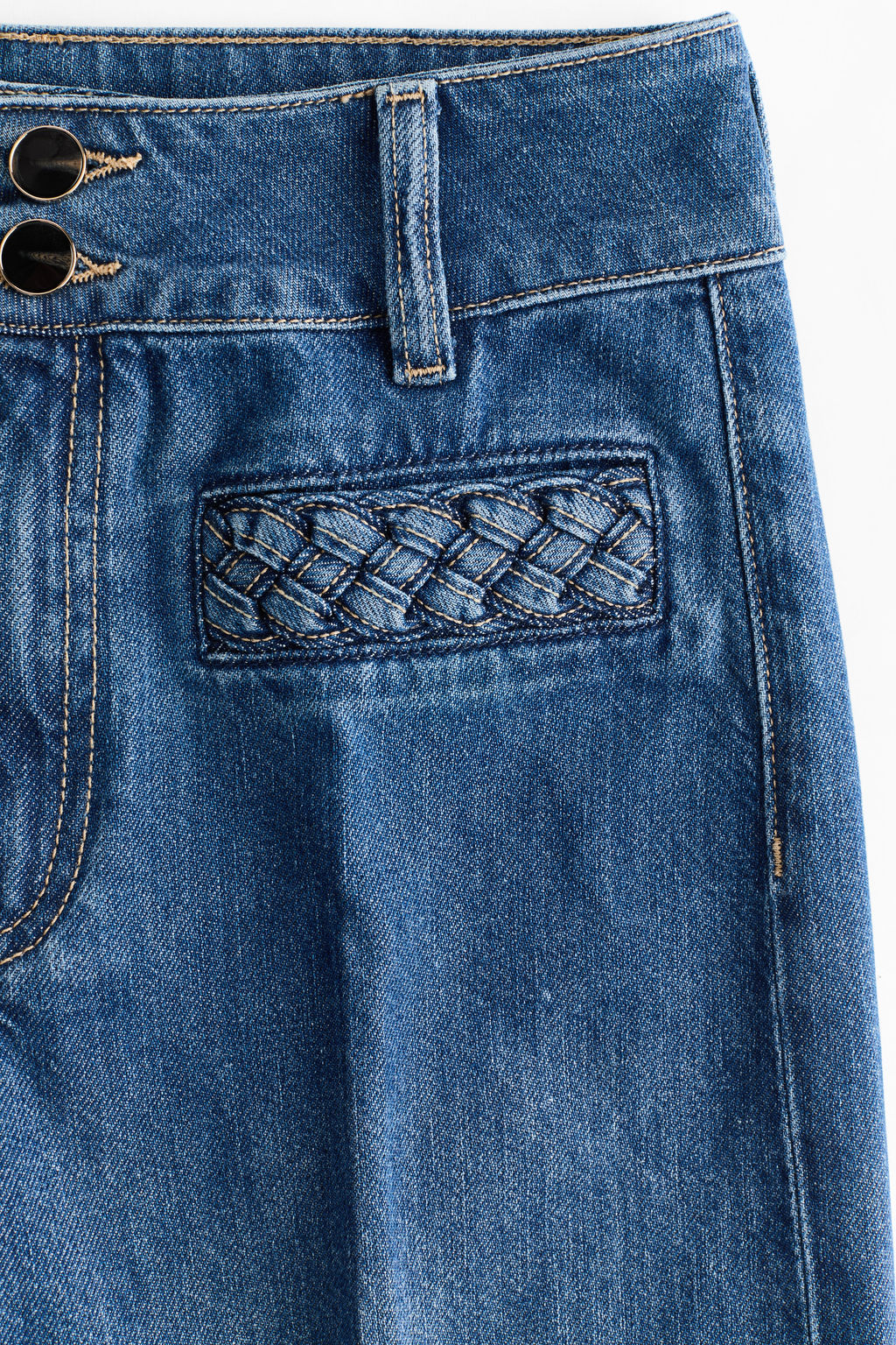 Wide High Jeans - H&m фото 7