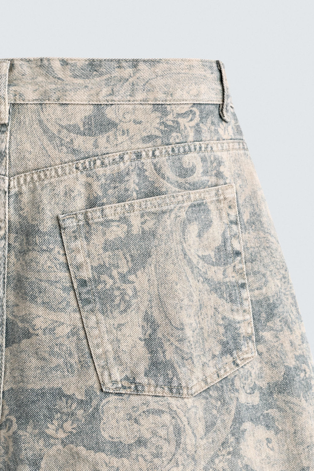 BERMUDA JOGGER RELAXED FIT INTERLOCK / Azul lavado - Zara фото 10
