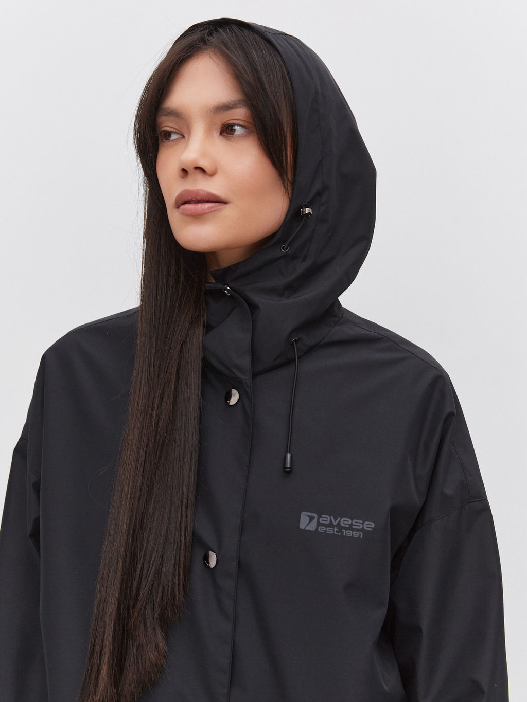 Плащ женский OVERSIZE 24271-465 черный - Avese фото 34