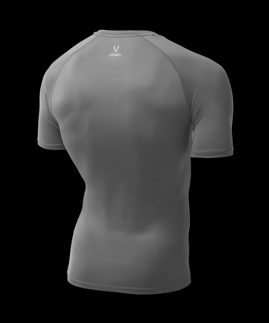 Футболка компрессионная с коротким рукавом JOGEL CAMP PerFormDRY Top SS, темно-серый  фото 2