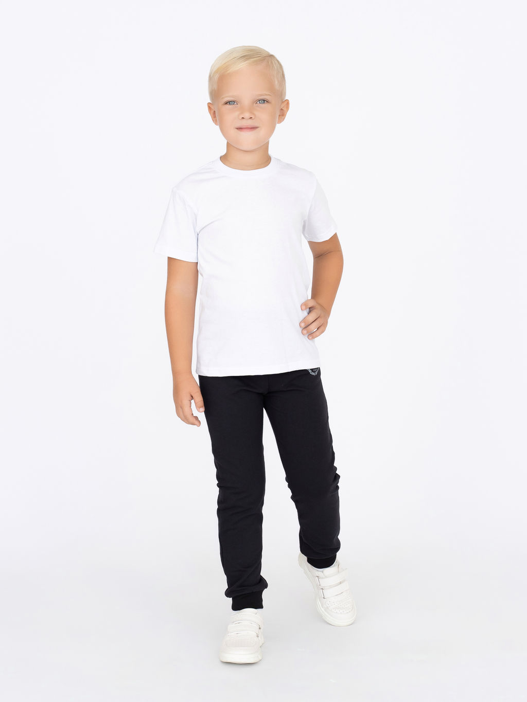 Брюки детские черные 446п (110, 60)