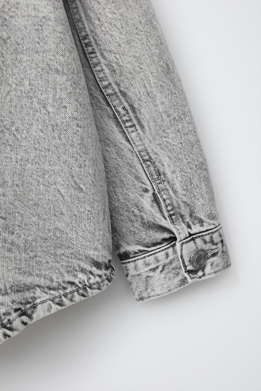 SOBRECAMISA DENIM / Gris claro - Zara фото 6