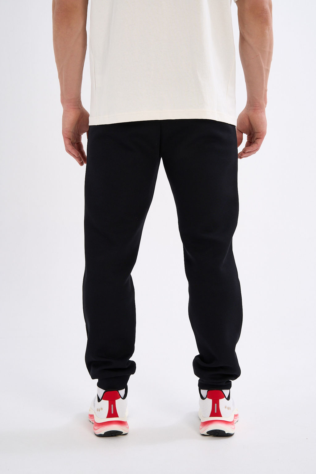 Брюки трикотажные удлиненные Черный