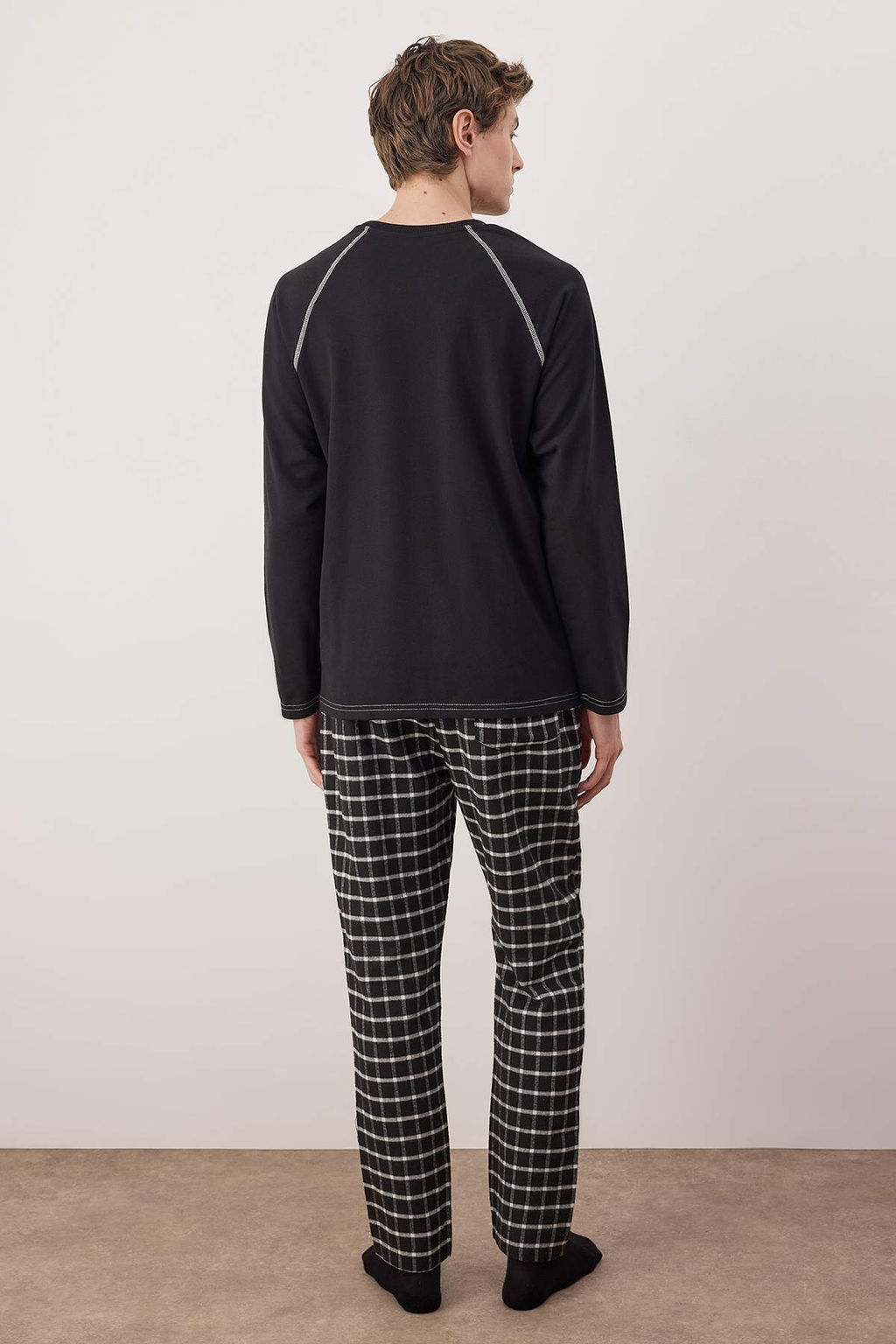 TRENDYOL MAN Siyah Regular Fit Pijama Tak?m? THMAW22PT0426 - Trendyolmilla фото 18