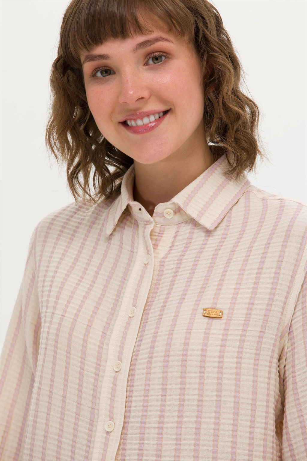 Женская рубашка Magnolia с длинным рукавом - U.s. polo assn фото 7