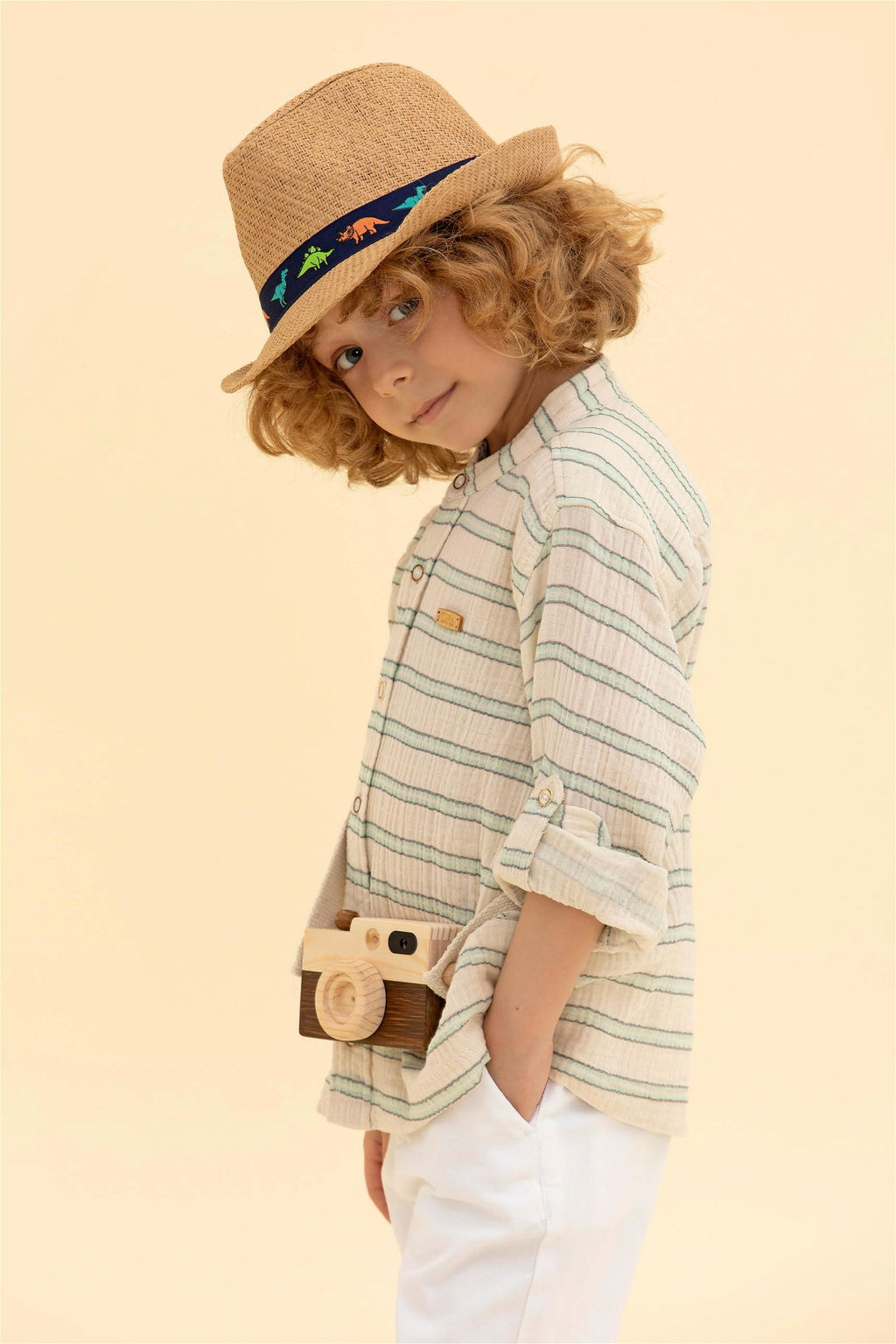 Рубашка цвета морской волны с длинным рукавом для мальчика - U.s. polo assn фото 5