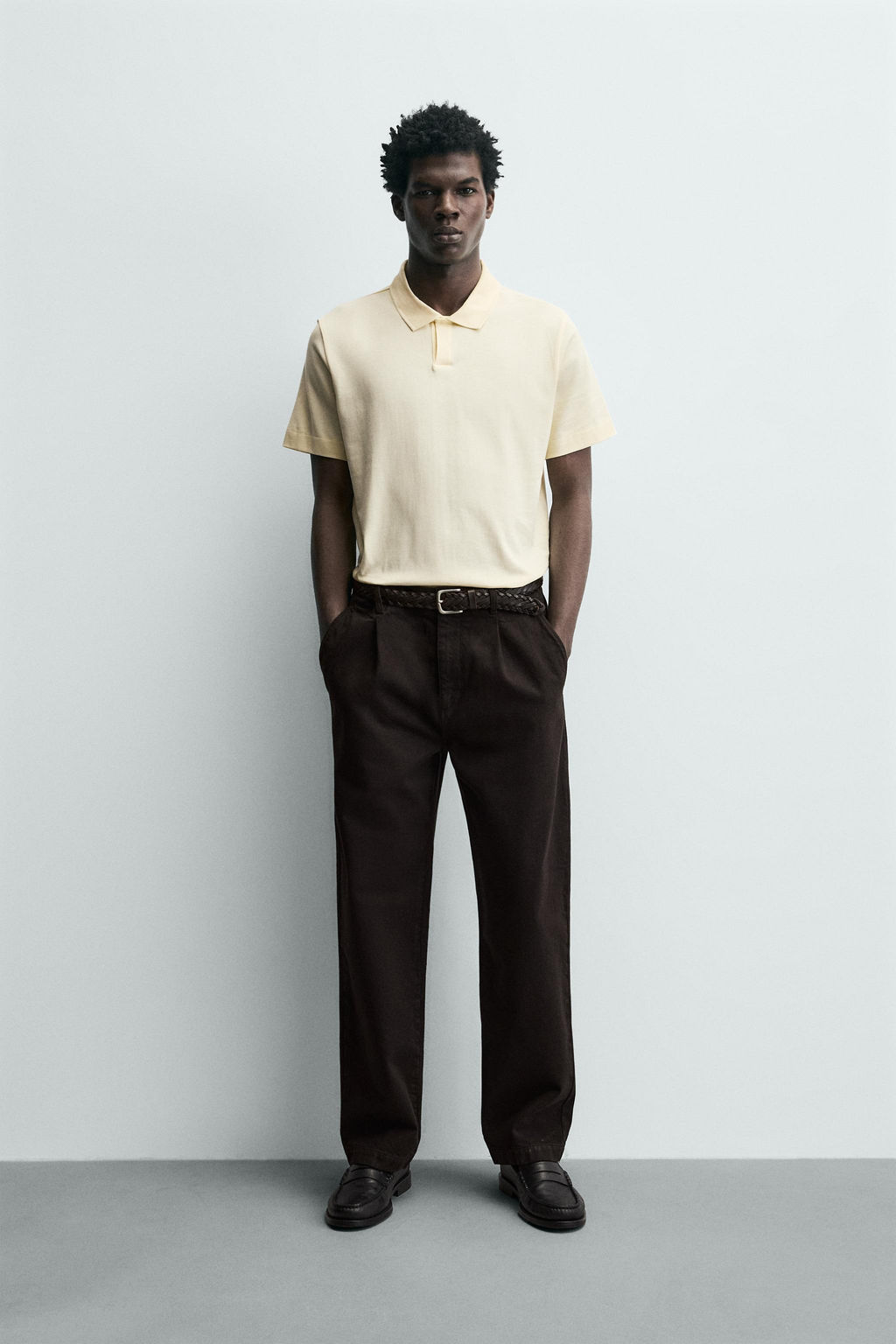 REGULAR FIT POLO SHIRT - Zara фото 9