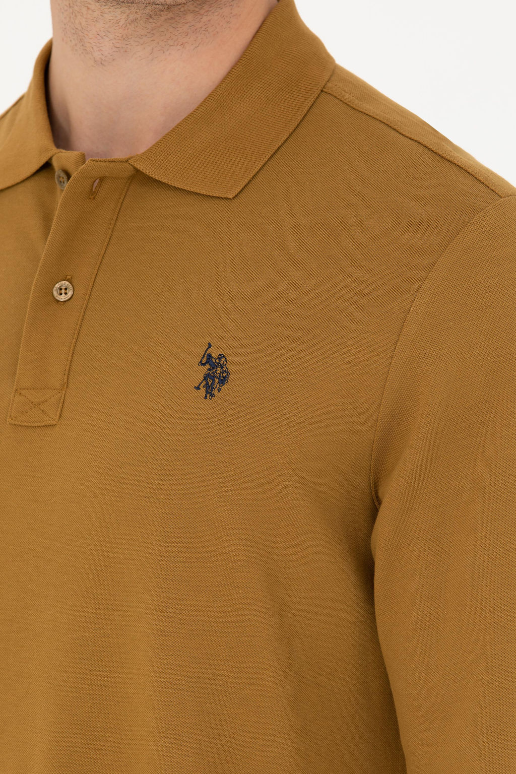 Мужской базовый свитшот светло-хаки Неожиданная скидка в корзине - U.s. polo assn фото 19