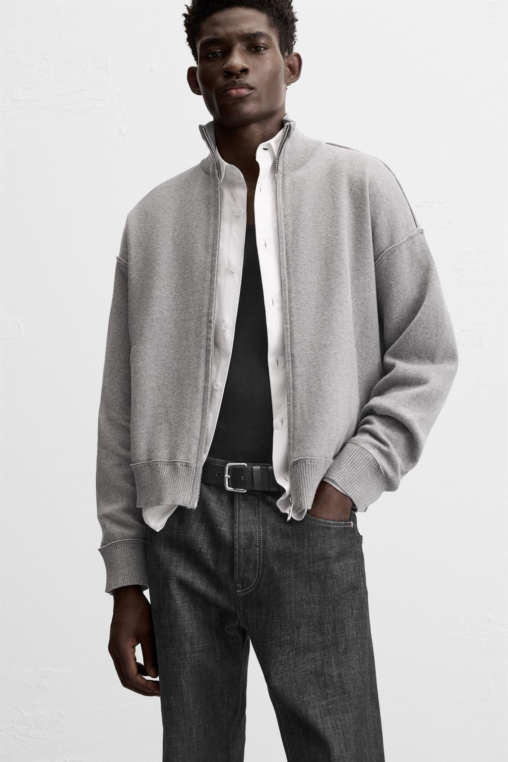 UNEVEN STITCH KNIT JACKET - Zara фото 5