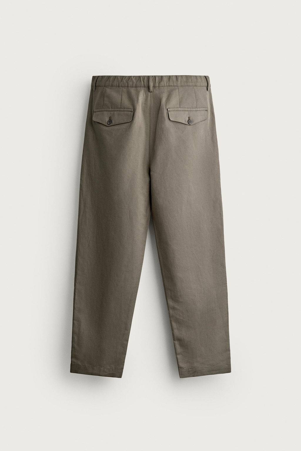 PANTAL?N RELAXED FIT ALGOD?N - LINO / Khaki