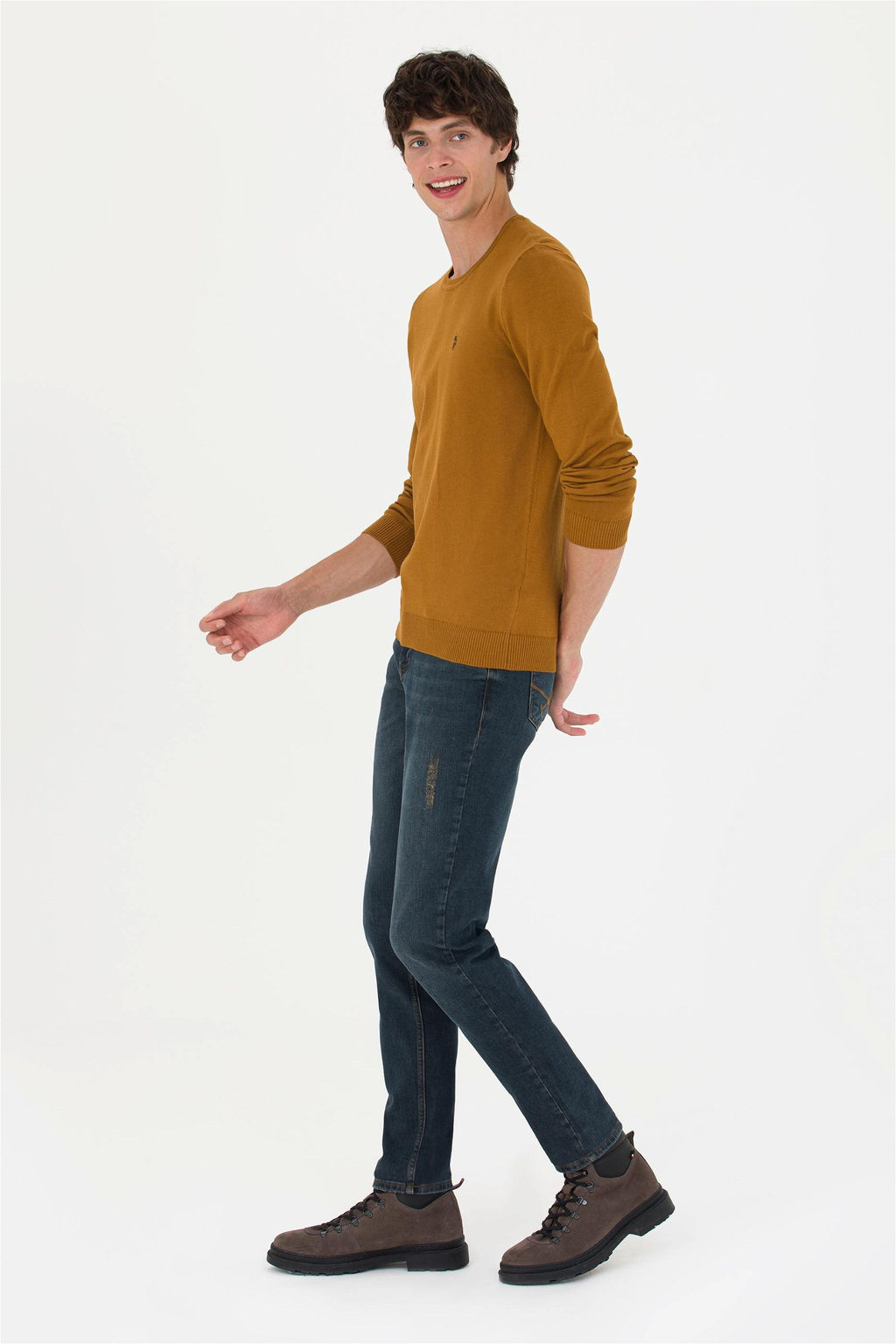 Мужские темно-синие джинсовые брюки Неожиданная скидка в корзине - U.s. polo assn фото 3