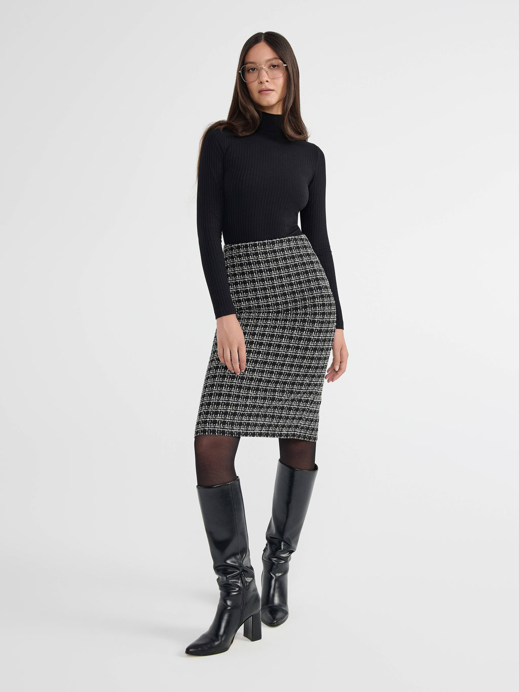 CONTE LU 2905 Юбка женская black