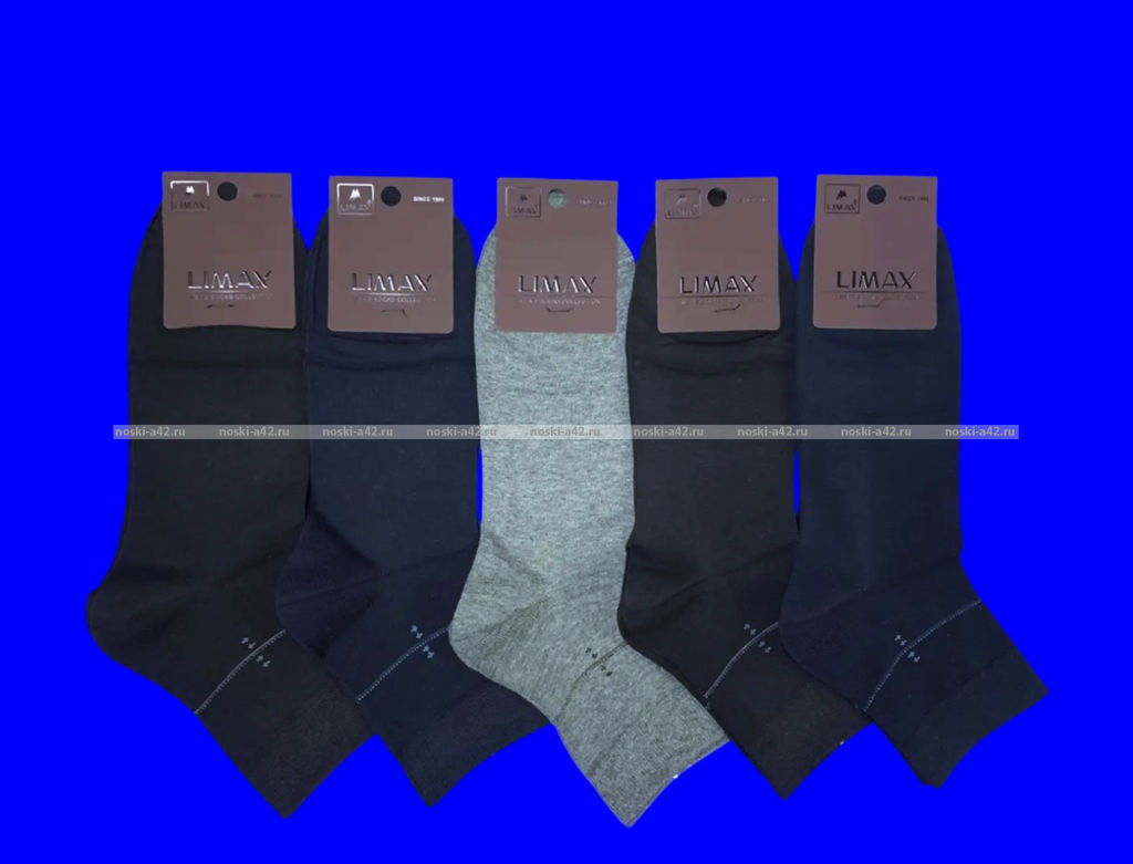 Цена за 12 пар. LIMAX носки мужские укороченные хлопок арт. 60032