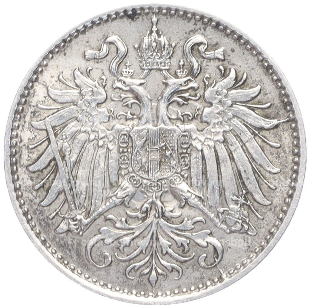 Монета 10 геллеров 1893 года Австрия