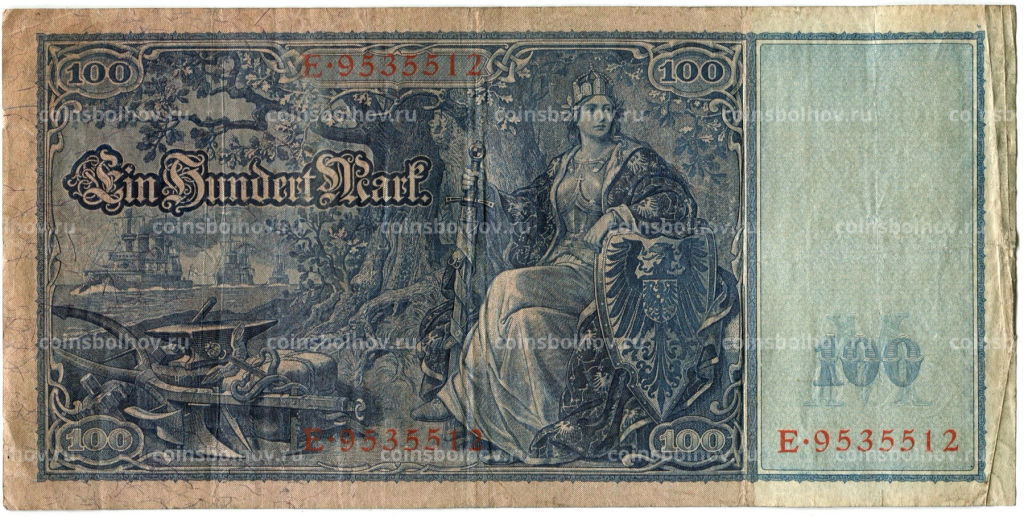 100 марок 1910 года Германия