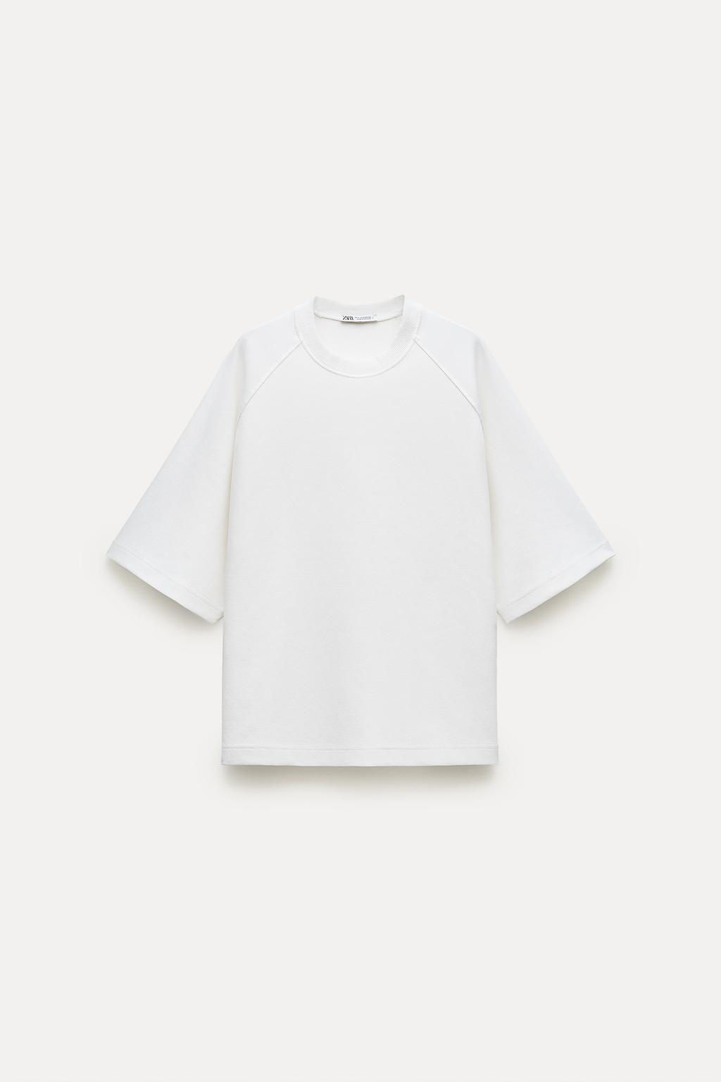 INTERLOCK OVERSIZE T-SHIRT - Zara фото 22