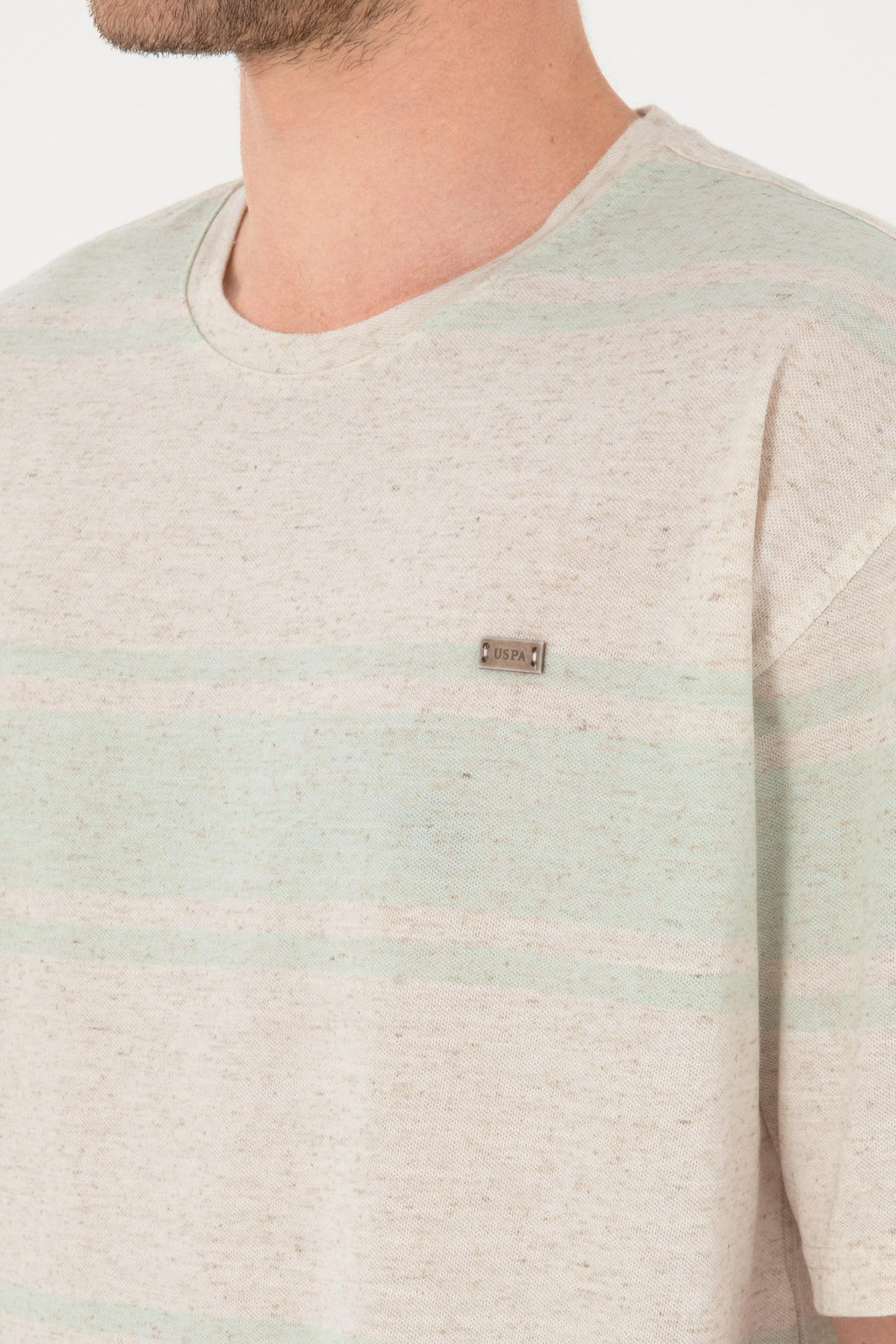 Erkek Comfort Fit Bisiklet Yaka Su Ye_ili Ti__rt Sepette S_rpriz _ndirim - U.s. polo assn фото 7