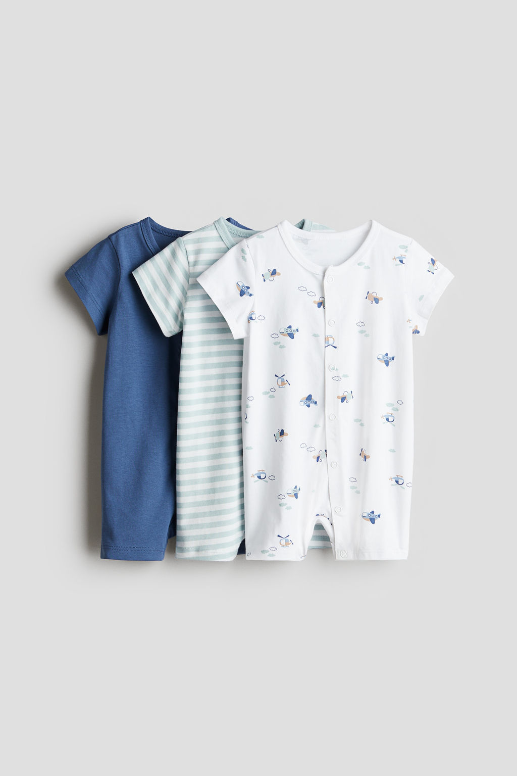 Pack de 3 pijamas enteros de algod?n - H&m фото 3