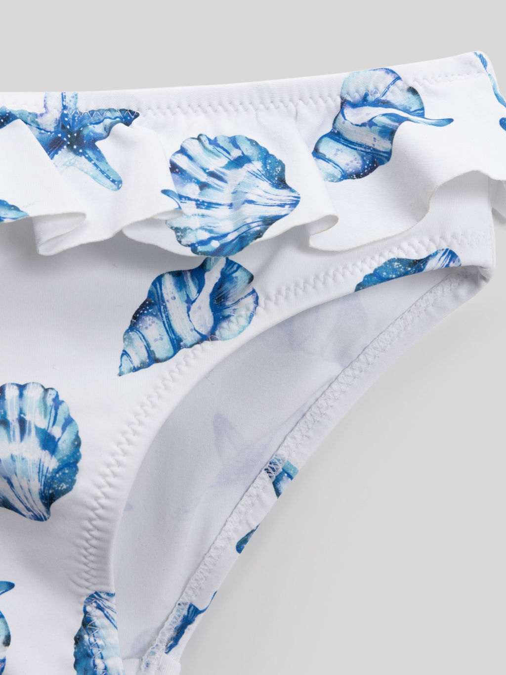 ACOOLA / Костюм купальный детский для девочек Missuri бело-голубой  фото 2