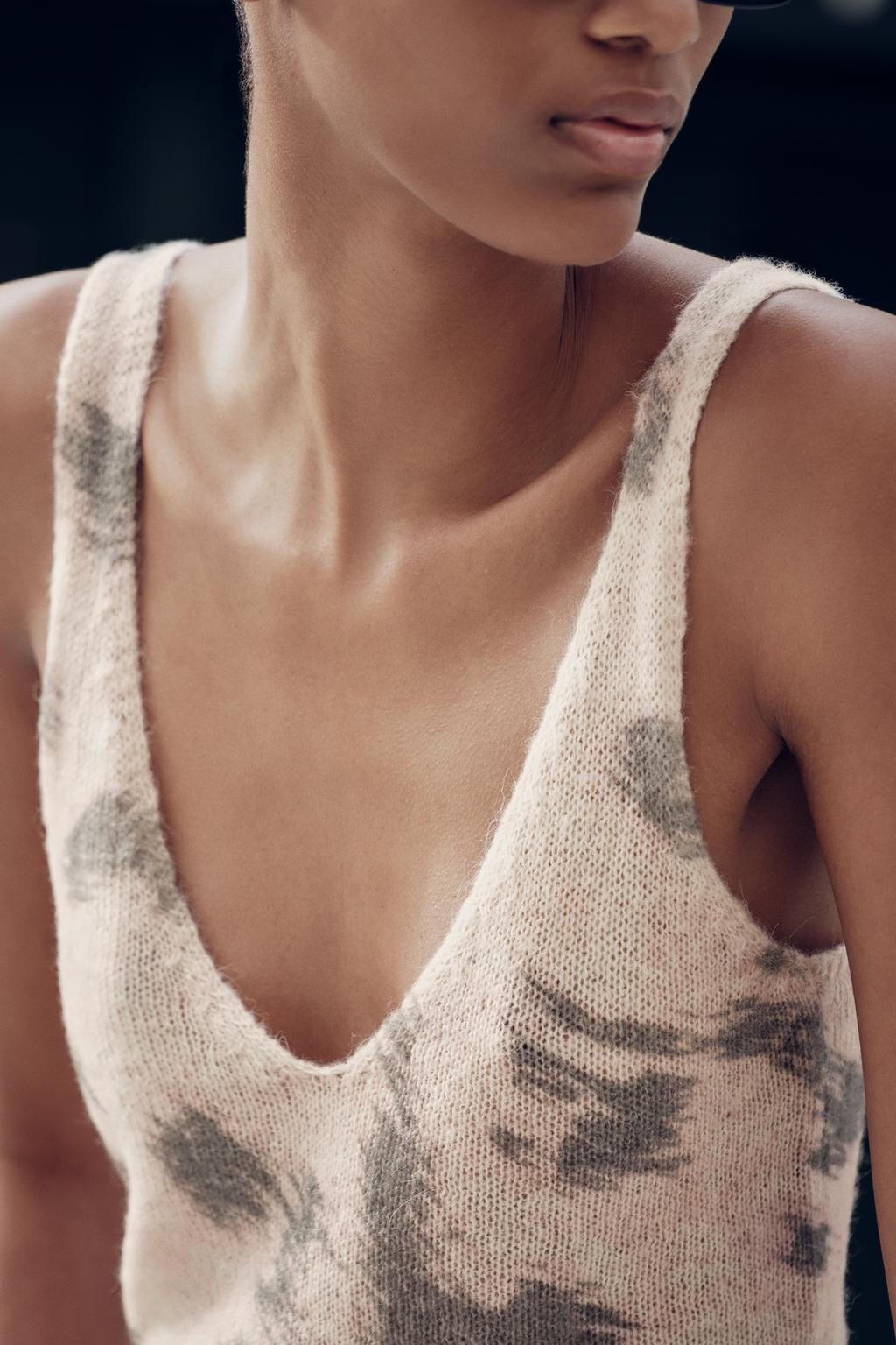 JACQUARD KNIT TOP - Zara фото 6