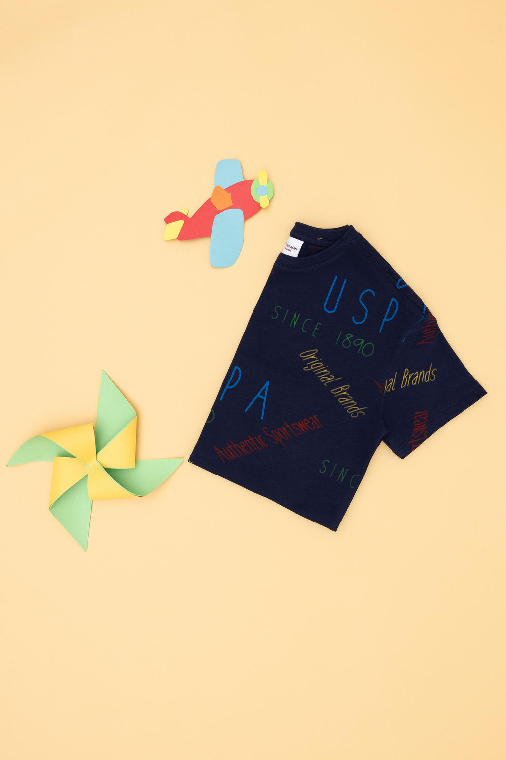 Футболка U.S. Polo Assn темно-синяя хлопок  фото 11