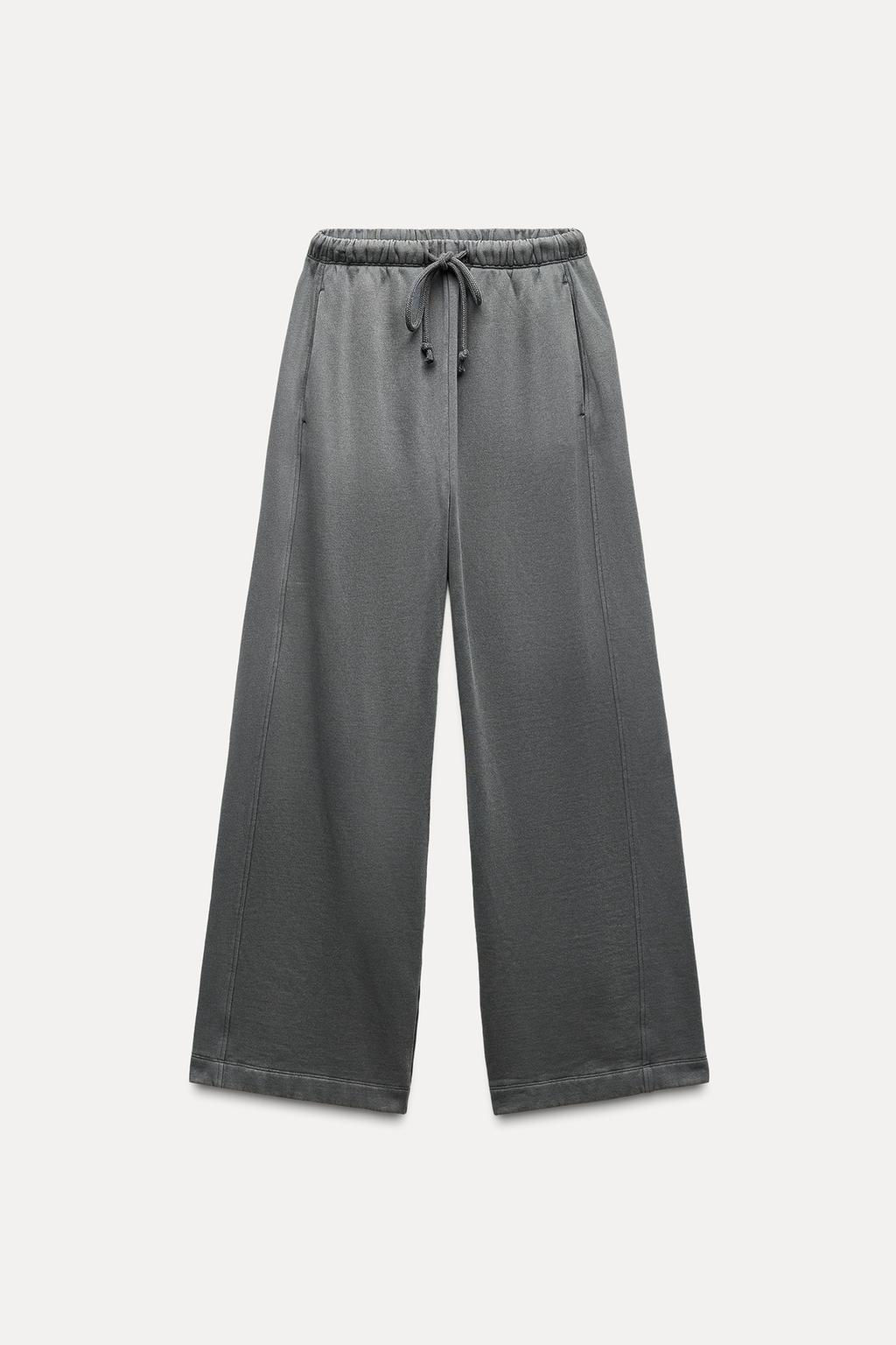 STRAIGHT-LEG PLUSH TROUSERS - Zara фото 4