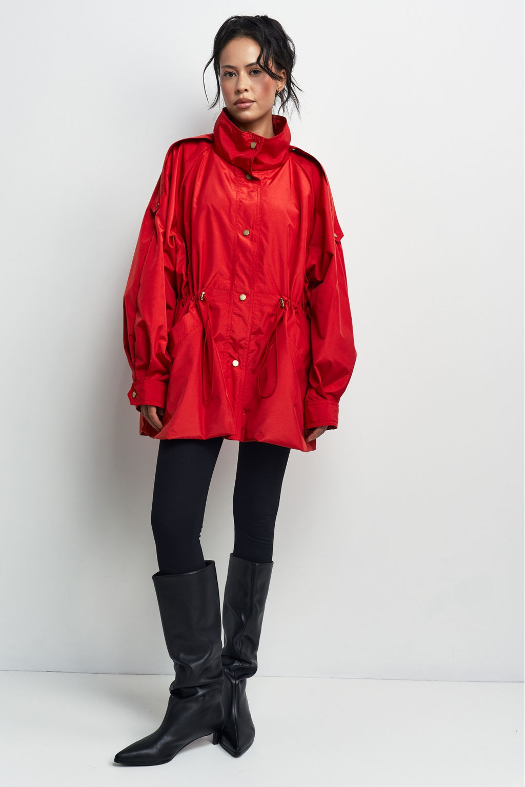 Куртка-реглан на кулиске Красный - Erist store фото 2