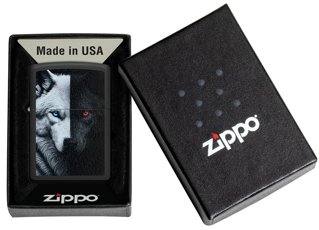 Зажигалка ZIPPO Два волка | Two Wolves 46694  фото 6