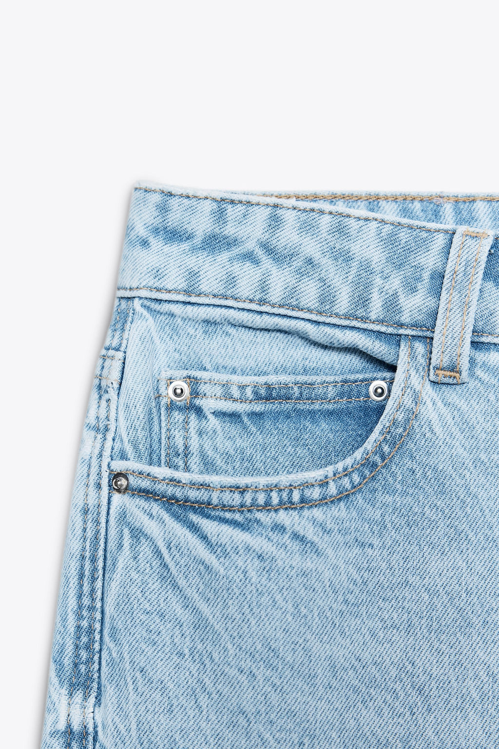 Z.01 MOM FIT COMFORT HIGH-WAIST JEANS - Zara фото 3