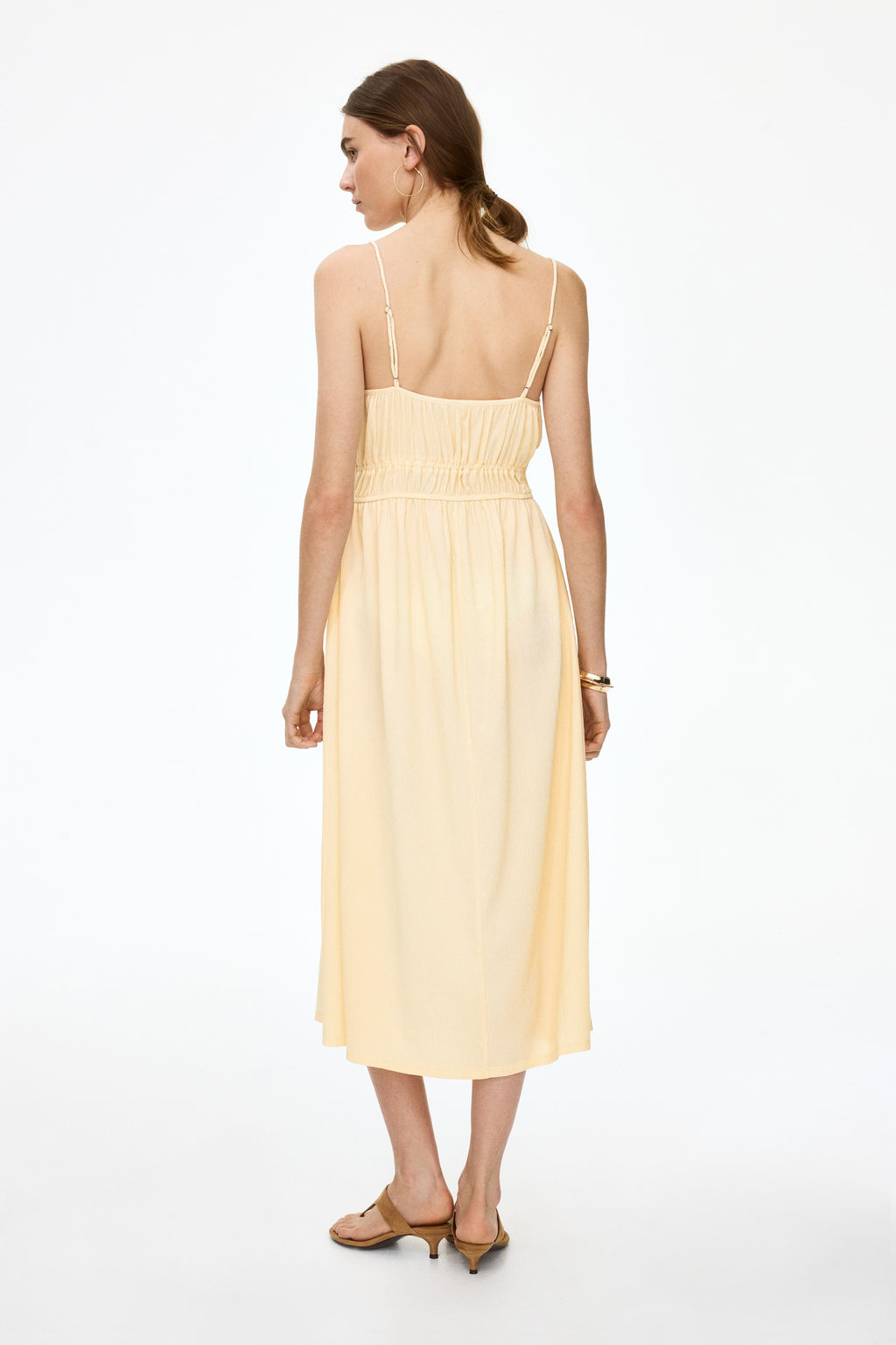 Vestido de punto efecto arrugado - H&m фото 10
