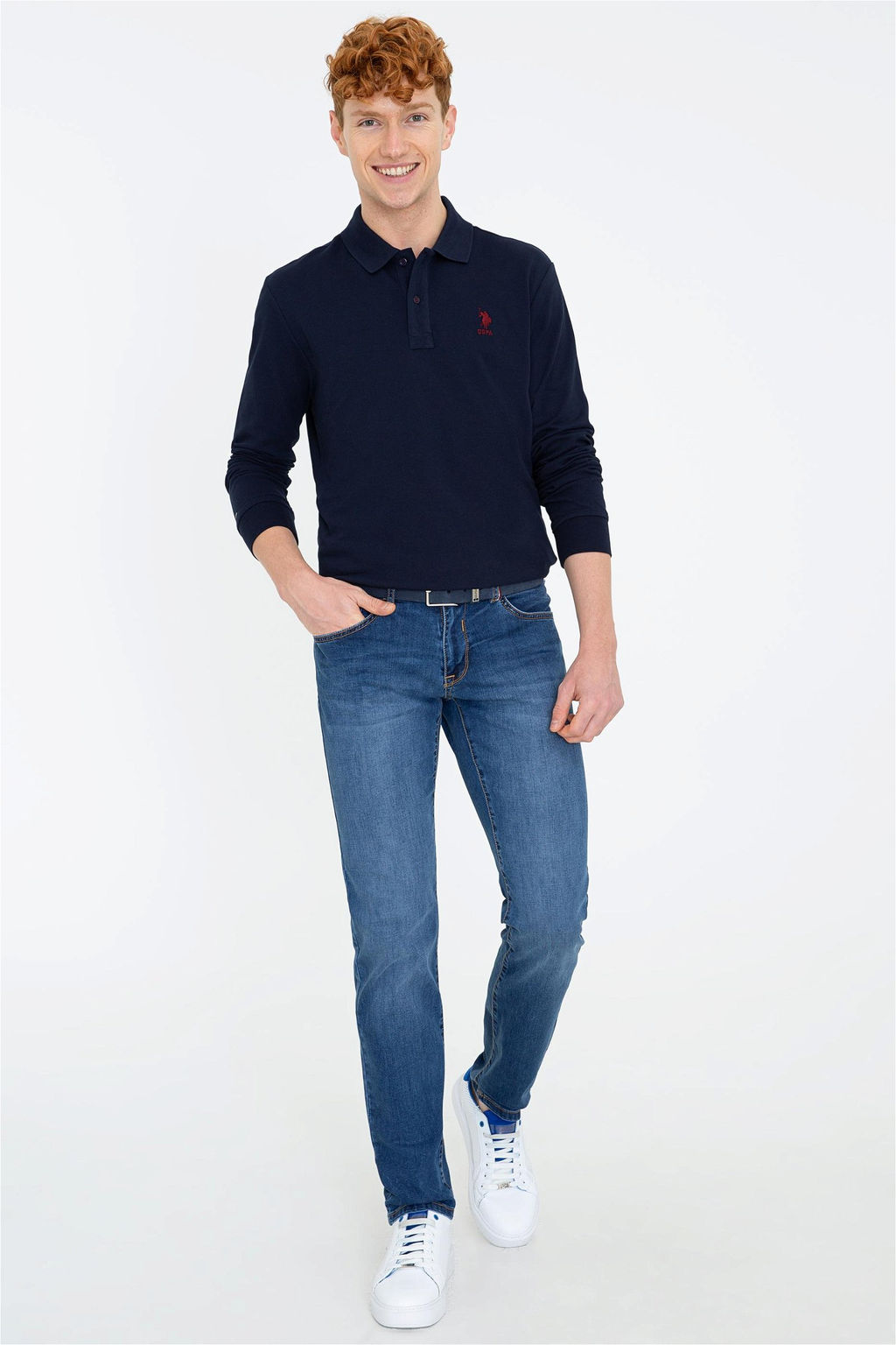 Мужская флота базовая толстовка Сурсинга в корзине - U.s. polo assn фото 3