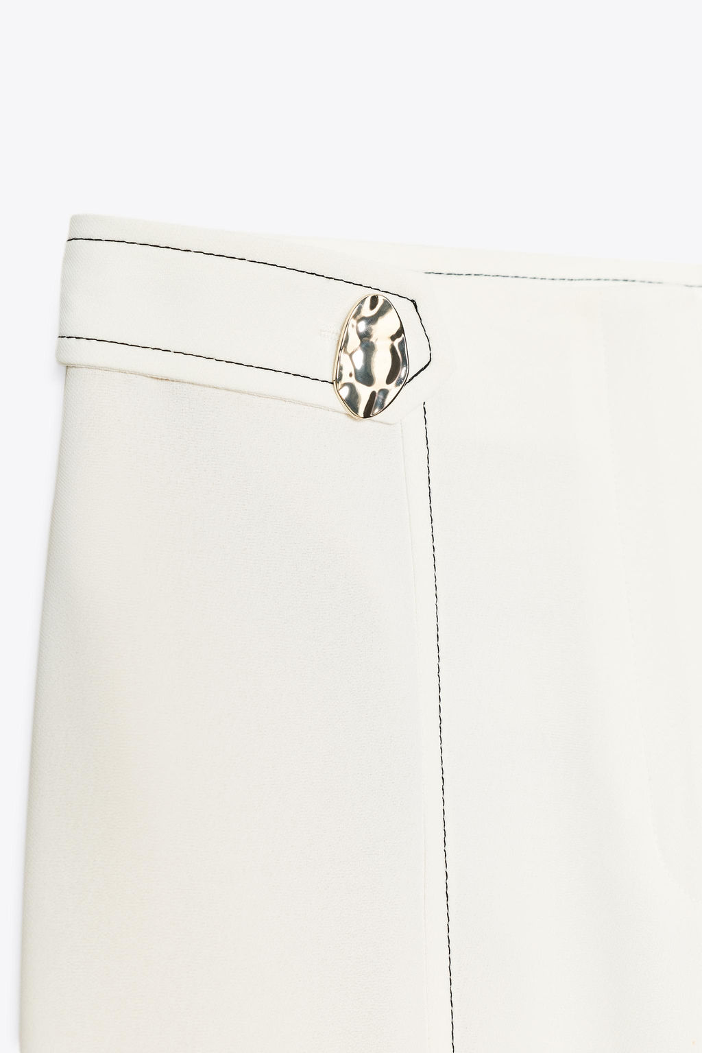 CONTRAST STITCHING TROUSERS WITH BELT LOOPS - Zara фото 8