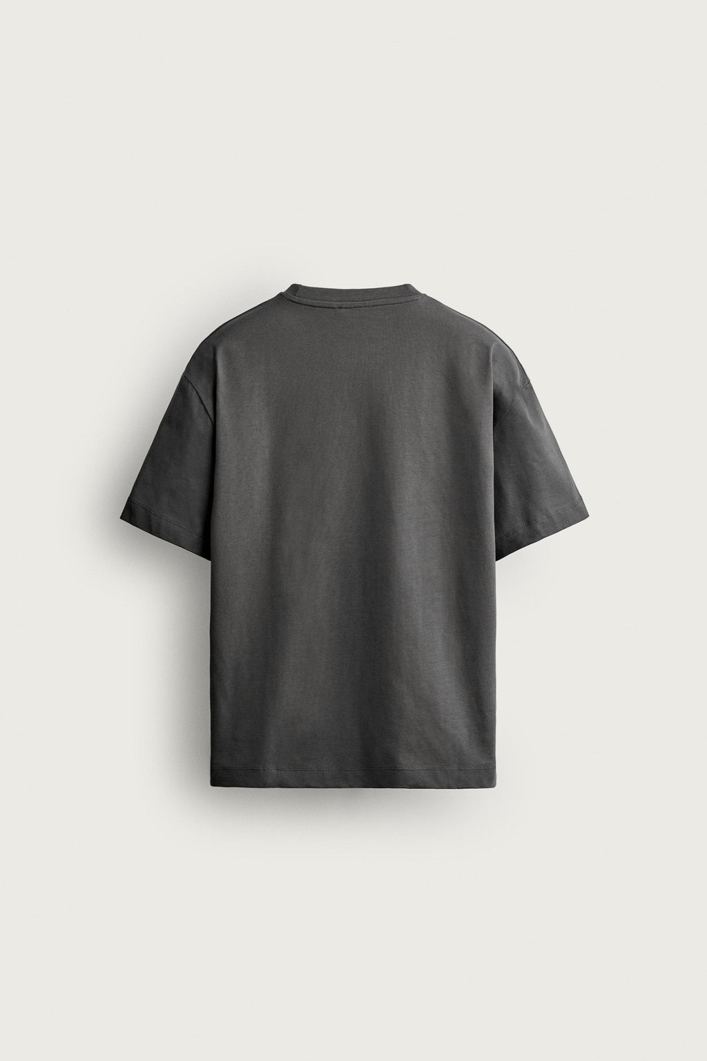 CAMISETA HEAVYWEIGHT B?SICA /03 / Antracita oscuro - Zara фото 9
