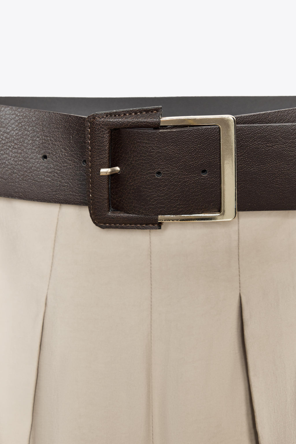 BELTED MIDI SKIRT - Zara фото 9