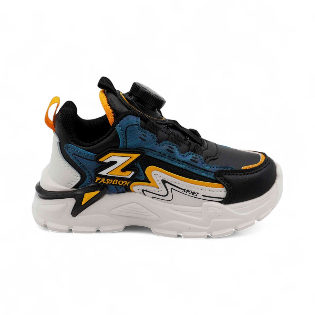 Кроссовки В7010-1 черно желтые - Sport фото 2