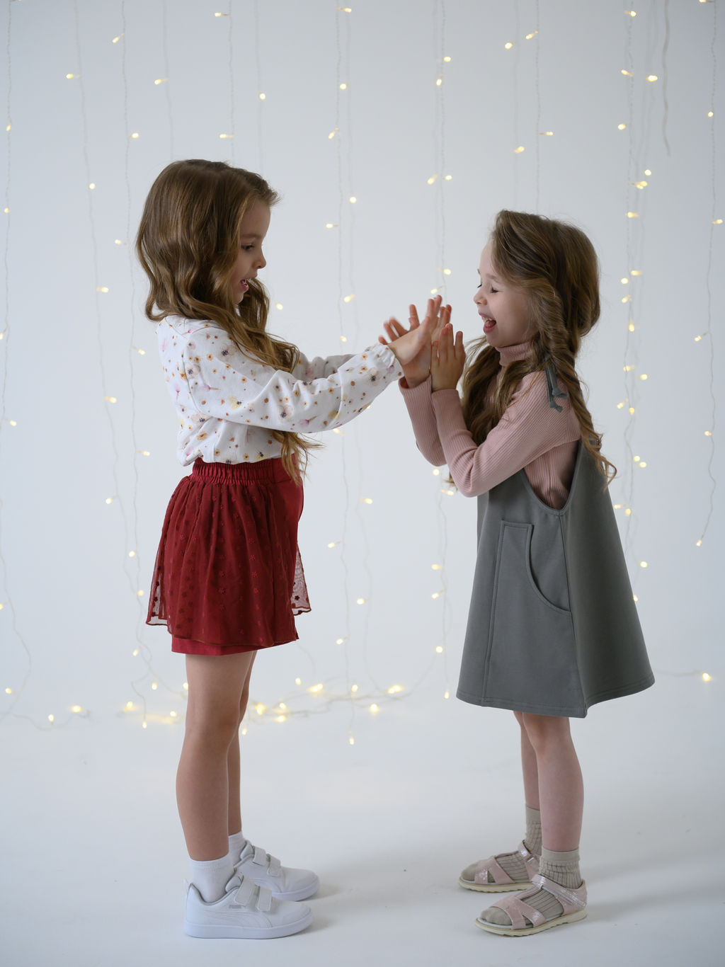 Сарафан для девочки, серый - Lesi kids фото 8