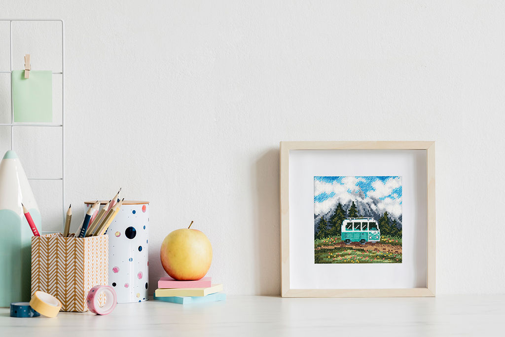 Klart набор для вышивания 8-512 Путешествие на колесах 10 х 10 см  фото 7