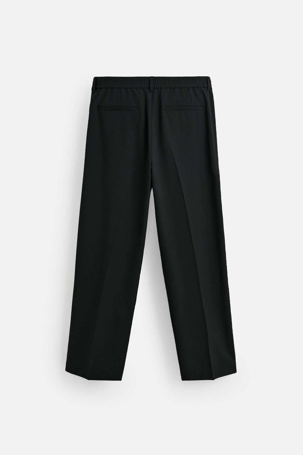WIDE FIT PLEATED TROUSERS - Zara фото 18