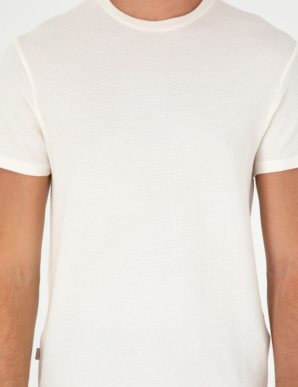 Ekru Slim Fit Basic Ti__rt - Pierre cardin фото 6